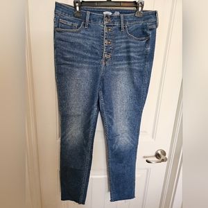 Old Navy Rockstar super skinny button fly jeans
